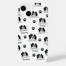 Japanischer Hund Personalisiert Zeichnend Hand Case-Mate iPhone 14 Hülle