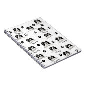 Japanischer Hund Personalisiert Zeichnend Hand Notizblock (Rechte Seite)