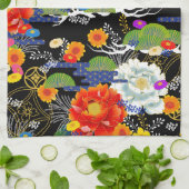 japanischer Jugendstil Geschirrtuch (Gefaltet)