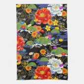 japanischer Jugendstil Geschirrtuch (Vertikal)