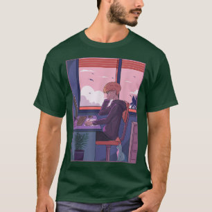 Japanischer Junge studiert Anime Manga Graphic Jap T-Shirt