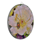 Japanischer Käfer auf White Rose Dartscheibe (Vorderseite Links)