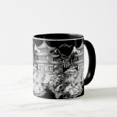 Japanischer Kaiserpalast Tasse (VorderseiteRechts)