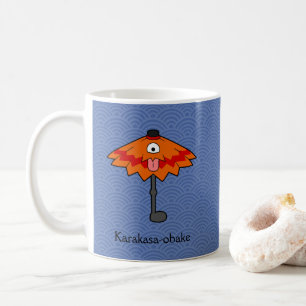 Japanischer Karakasa-Schirm-Geist: Cartoon-Yokai Kaffeetasse