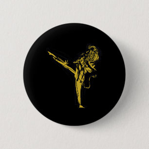 Japanischer Karate - Löwenkämpfer Button