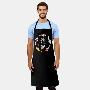 Japanischer Karpfen (Koi oder Nishikigoi) Schürze