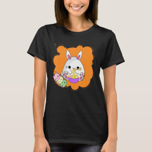 Japanischer Katzen-Ramen-Cartoon T-Shirt