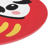 Japanischer Kawaii-Daruma Schneidebrett (Ecke)