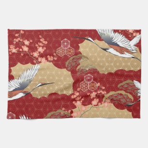 Japanischer Kimono Kirschblüten Geschirrtuch