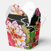 Japanischer Kimono Muster Geschenktasche Geschenkschachtel (Geöffnet)