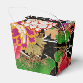 Japanischer Kimono Muster Geschenktasche Geschenkschachtel (Rückseite)