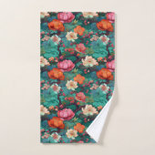 Japanischer Kimono Sakura und Peak Badhandtuch Set (Handtuch)