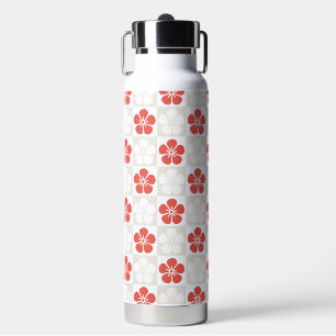 Japanischer KIMONO Stoff, Floret-Muster Trinkflasche
