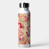 Japanischer KIMONO-Stoff, Floret-Muster Trinkflasche (Links)
