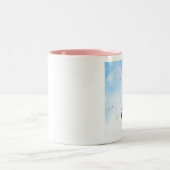 japanischer Kimono Zweifarbige Tasse (Mittel)