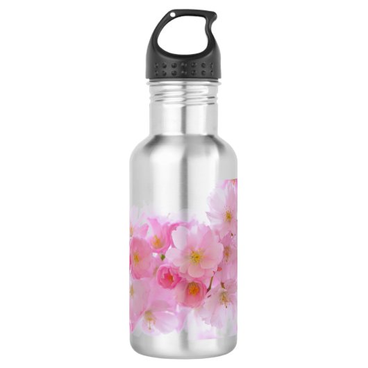 Japanischer Kirschbaum Blossom Edelstahlflasche (Vorderseite)