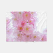 Japanischer Kirschbaum Blossom Fleecedecke (Vorderseite (Horizontal))