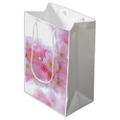 Japanischer Kirschbaum Blossom Mittlere Geschenktüte (Vorderseite Schrägansicht)