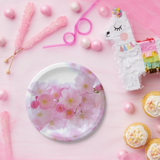 Japanischer Kirschbaum Blossom Pappteller (Party)