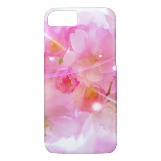 Japanischer Kirschbaum mit pastellrosa Blüten Case-Mate iPhone Hülle (Rückseite)