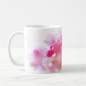 Japanischer Kirschbaum mit pastellrosa Blüten Kaffeetasse (Links)