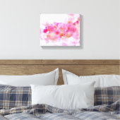 Japanischer Kirschbaum mit pastellrosa Blüten Leinwanddruck (Insitu (Schlafzimmer))