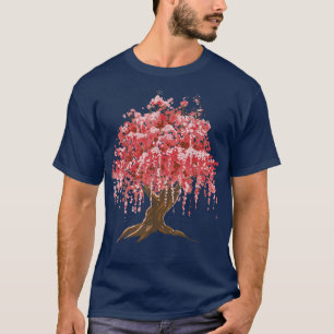 Japanischer Kirschblossom Tree Sakura Nature Graph T-Shirt