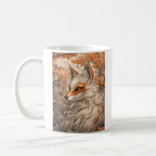 Japanischer Kitsune-Fuchs Kaffeetasse