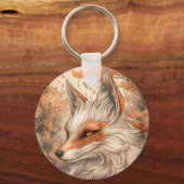 Japanischer Kitsune-Fuchs Schlüsselanhänger (Vorderseite)