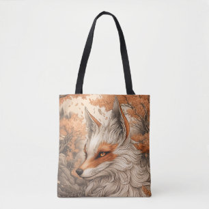 Japanischer Kitsune-Fuchs Tasche
