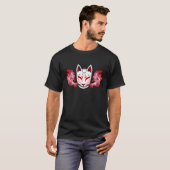 Japanischer Kitsune Warrior Forest Devil Pullover  (Vorne ganz)