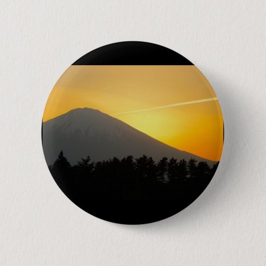 Japanischer Knopf (der Fujisan) Button (Vorderseite)