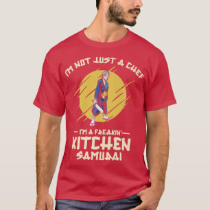 Japanischer Koch Japan Samurai Kochen Kocht Mahlze T-Shirt