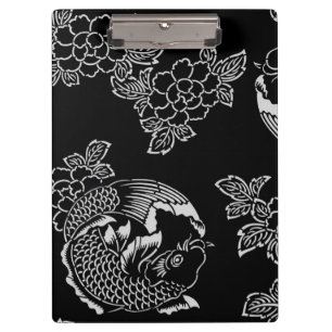 Japanischer Koi(Carp) Tattoo Klemmbrett