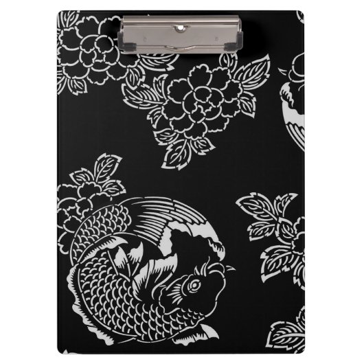 Japanischer Koi(Carp) Tattoo Klemmbrett (Vorderseite)
