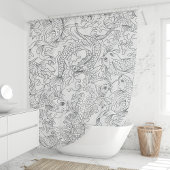 Japanischer Koi Fisch Duschvorhang