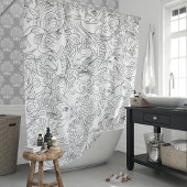 Japanischer Koi Fisch Duschvorhang