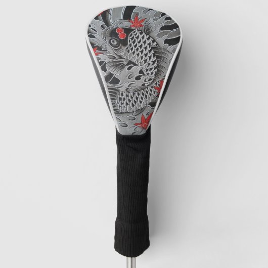 Japanischer Koi Fisch Golf Headcover (Vorderseite)