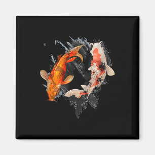 Japanischer Koi Fisch I Koi Karpfen Teich Japan Ta Magnet