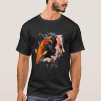Japanischer Koi Fisch I Koi Karpfen Teich Japan Ta