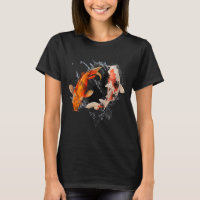 Japanischer Koi Fisch I Koi Karpfen Teich Japan Ta