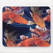 Japanischer Koi Fisch Mousepad (Vorne)