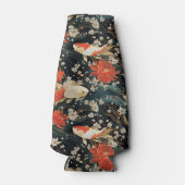 Japanischer Koi Fisch Nahtloses Muster Flaschenkühler (Vorderseite)