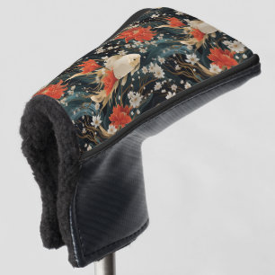 Japanischer Koi Fisch Nahtloses Muster Golf Headcover