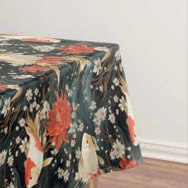 Japanischer Koi Fisch Nahtloses Muster Tischdecke