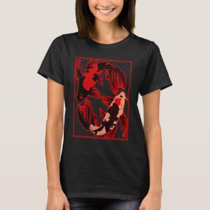 Japanischer Koi Fisch Nishikigoi Carp Japan Artwor T-Shirt