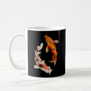 Japanischer Koi Fisch Nishikigoi Yin Yang Carp Kaffeetasse