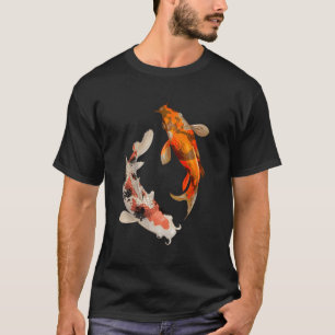 Japanischer Koi Fisch Nishikigoi Yin Yang Carp T-Shirt