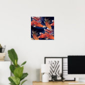 Japanischer Koi Fisch Poster (Heimbüro)