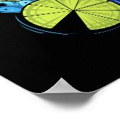 Japanischer Koi Fisch Poster (Ecke)